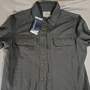 Lucky Brand Charcoal Button-Up Shirt